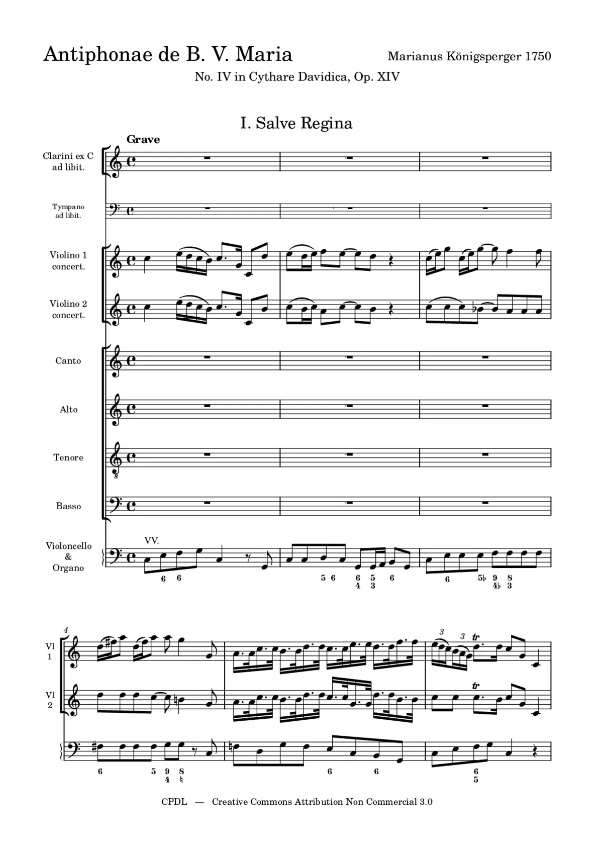 Antiphonae de B. V. Maria, Op.14.4 - Page 1