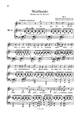 Wallhaide, Op.6
