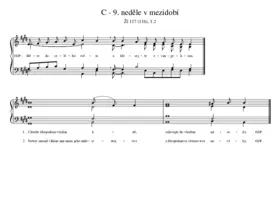 C - 9. neděle v mezidobí