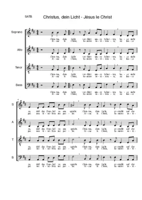 Jésus le Christ - Christus, dein Licht