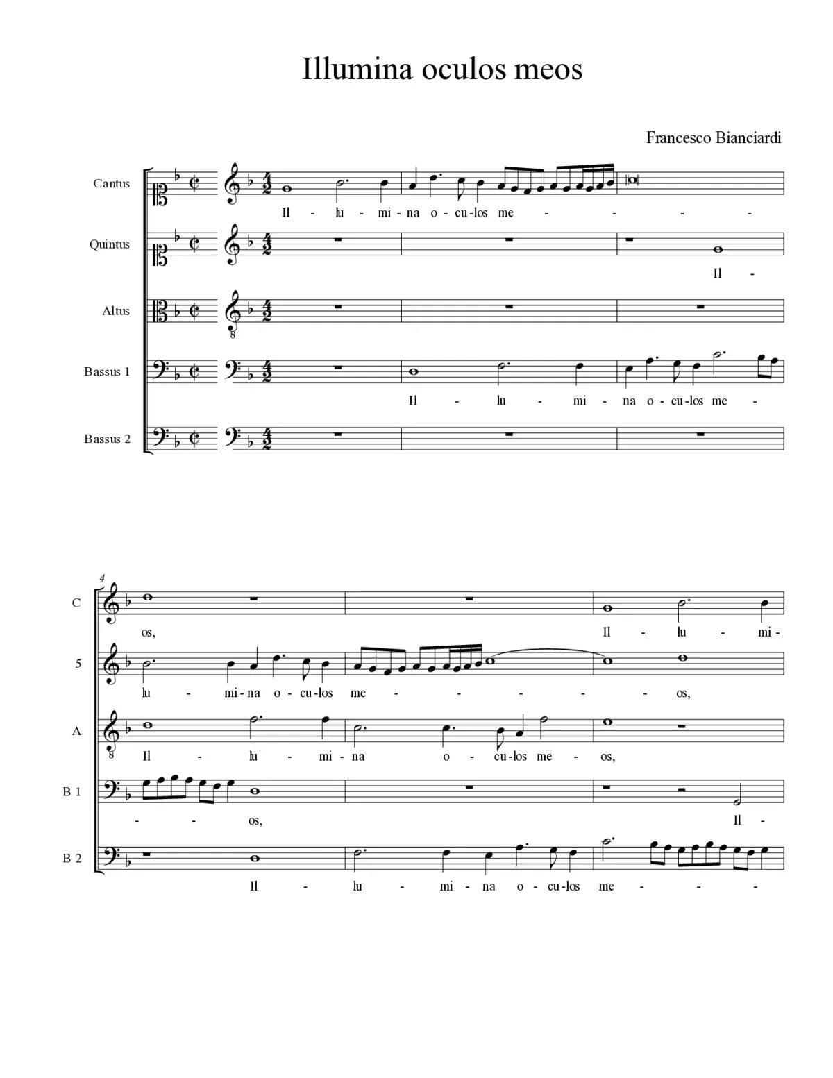 Illumina oculos meos - Page 1