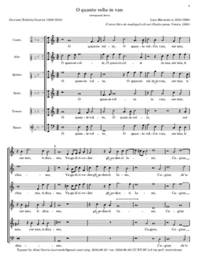 O quante volte in van