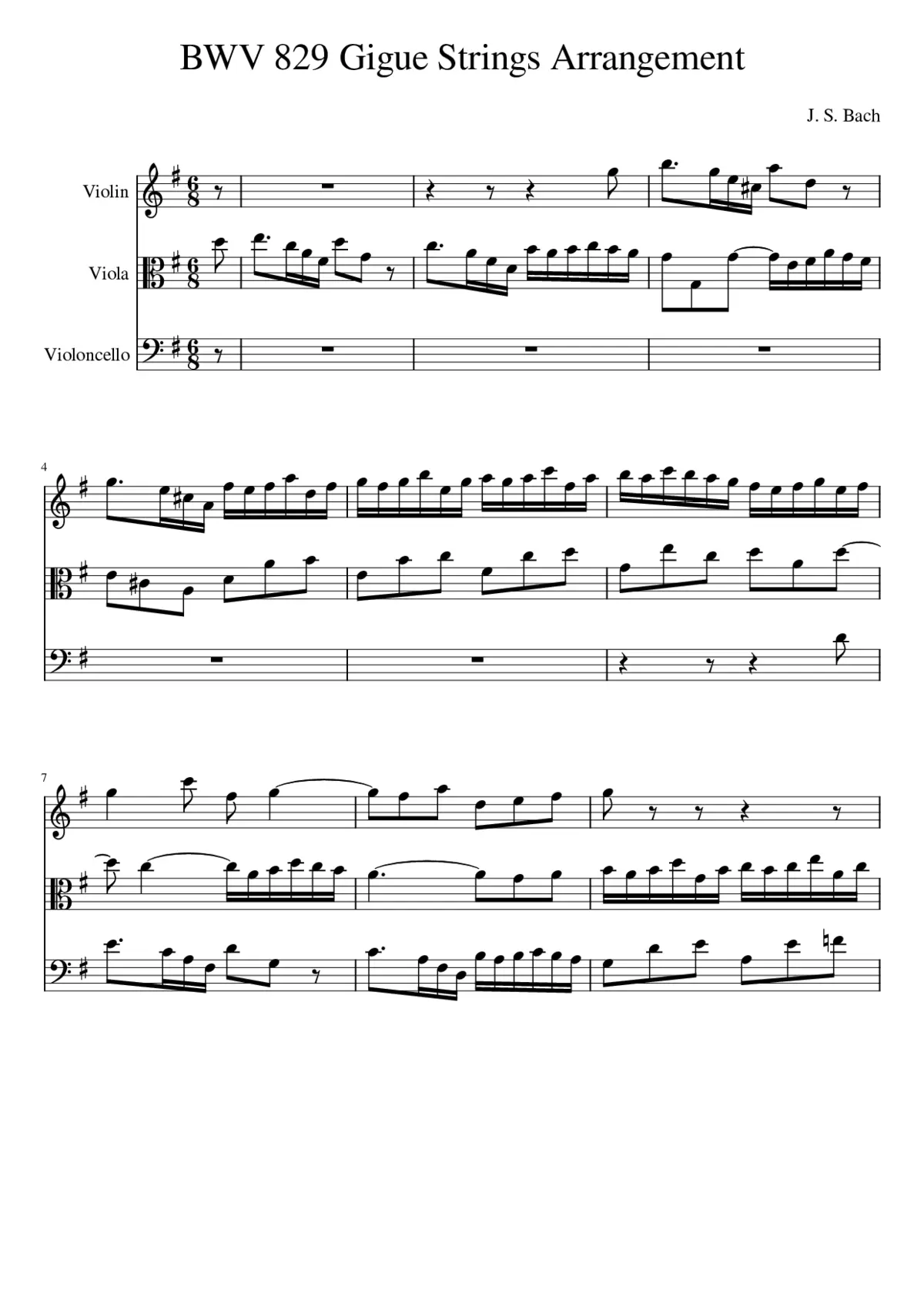 Partita in G major BWV 829 - Page 1