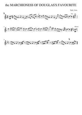 the MARCHIONESS OF DOUGLAS'S FAVOURITE