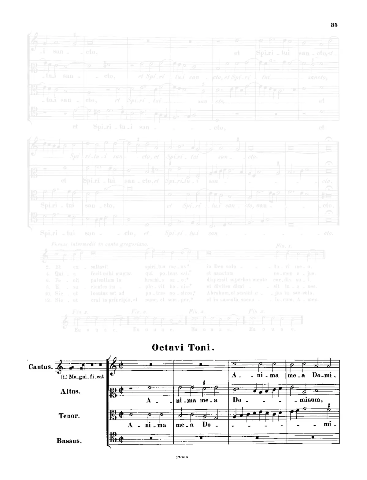Magnificat octavi toni - Page 1