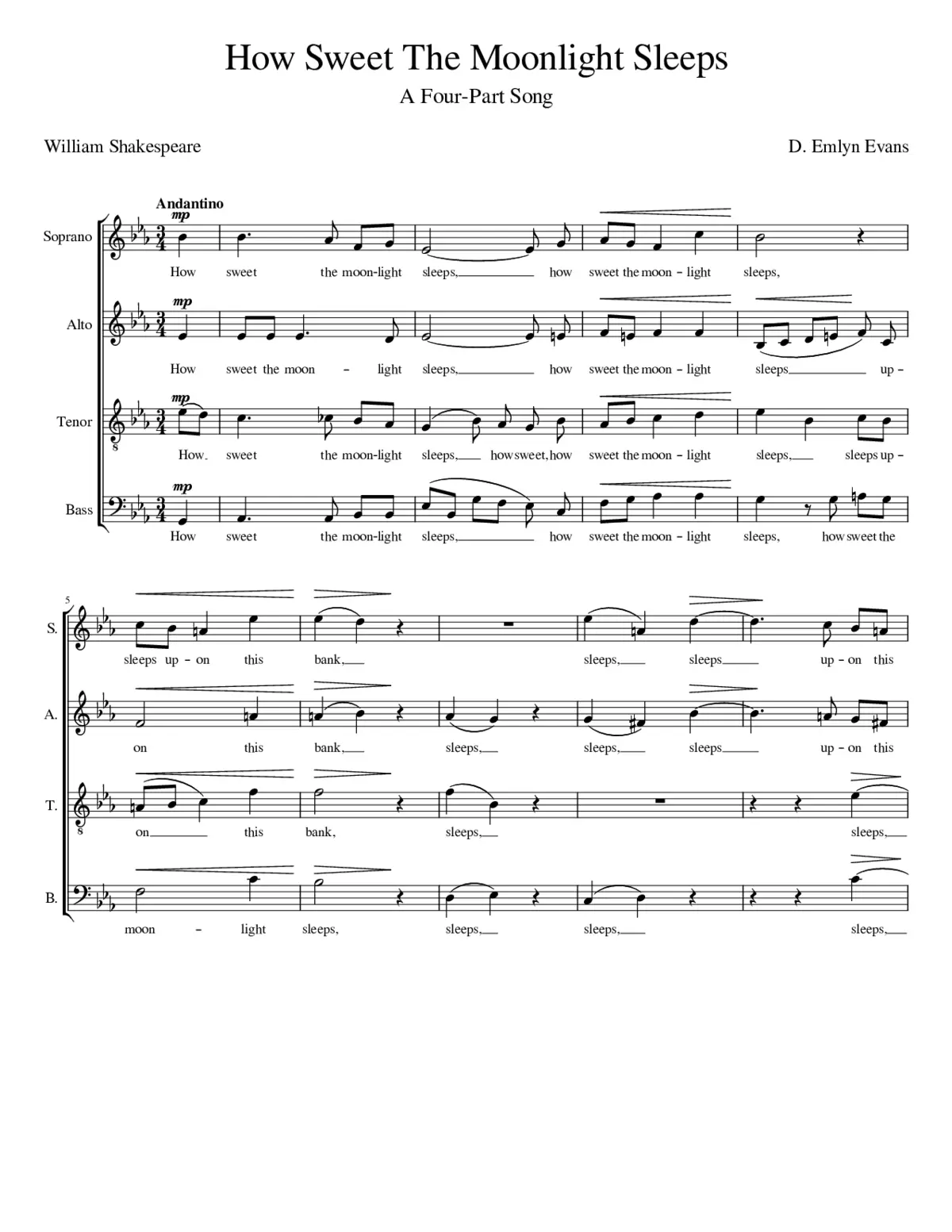 How Sweet the Moonlight Sleeps - Page 1
