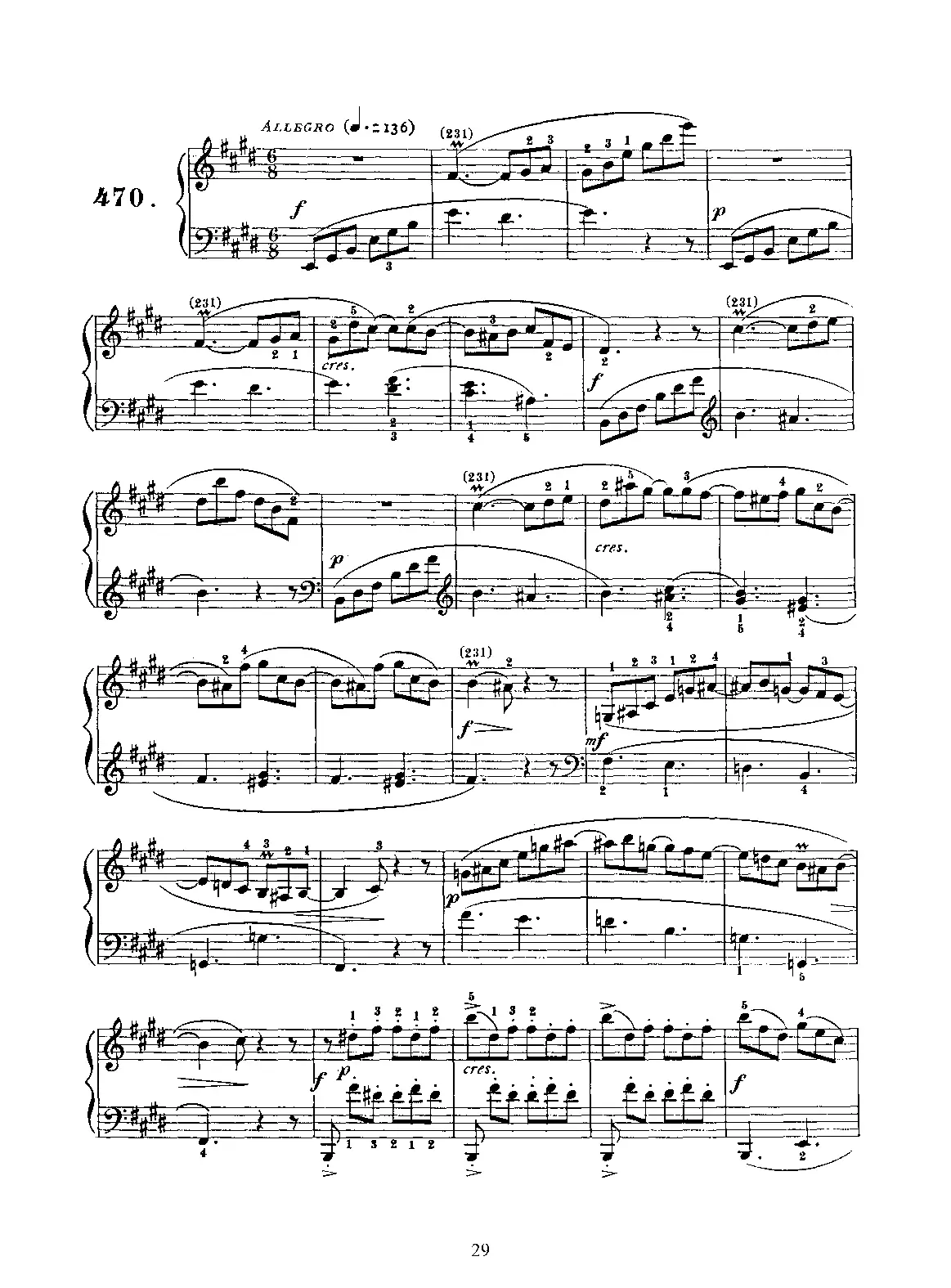 Keyboard Sonata in E major - Page 1