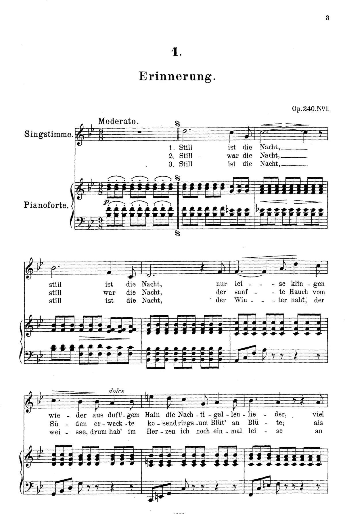 3 Lieder f. B. - Page 1