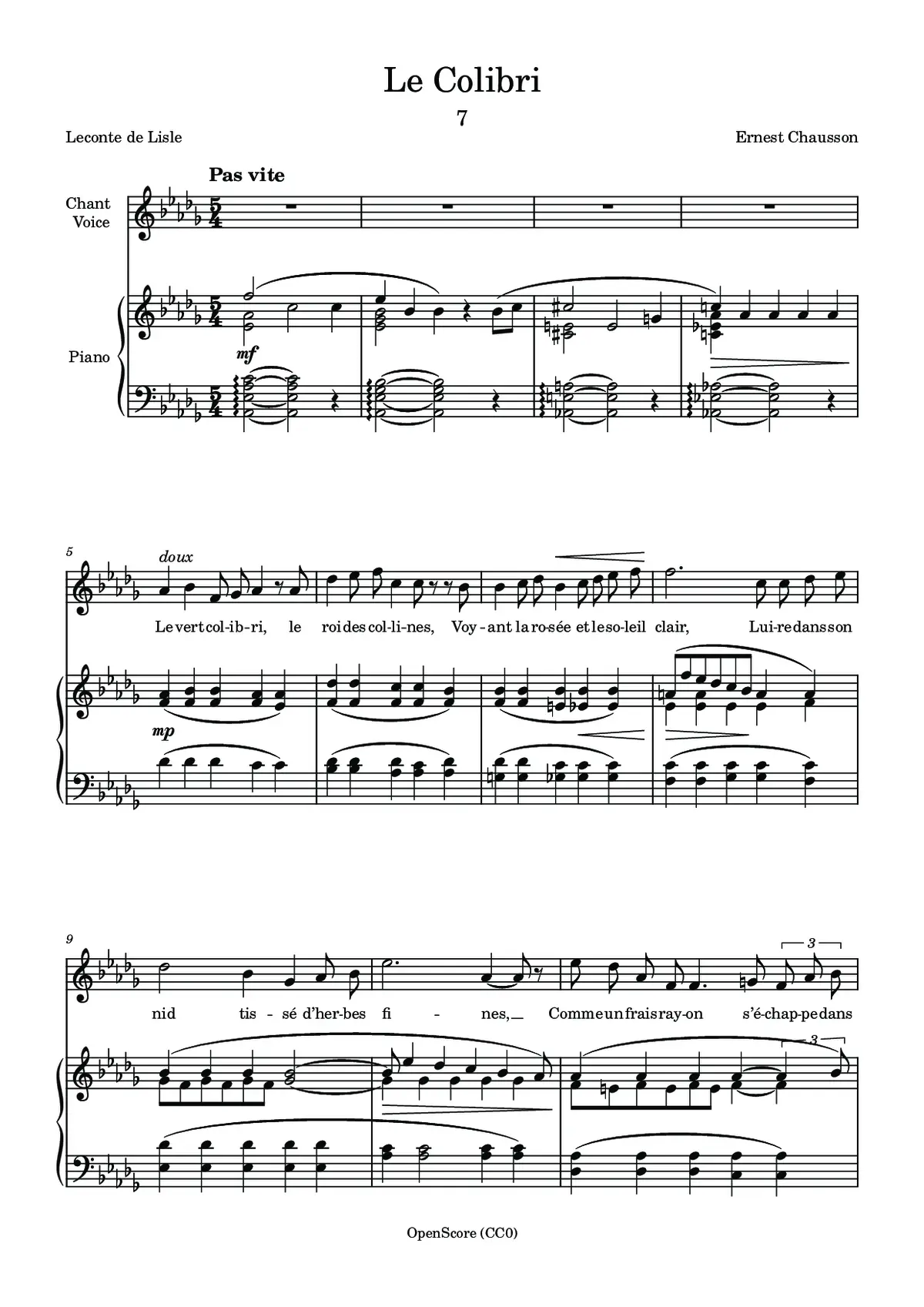 Le Colibri - Page 1