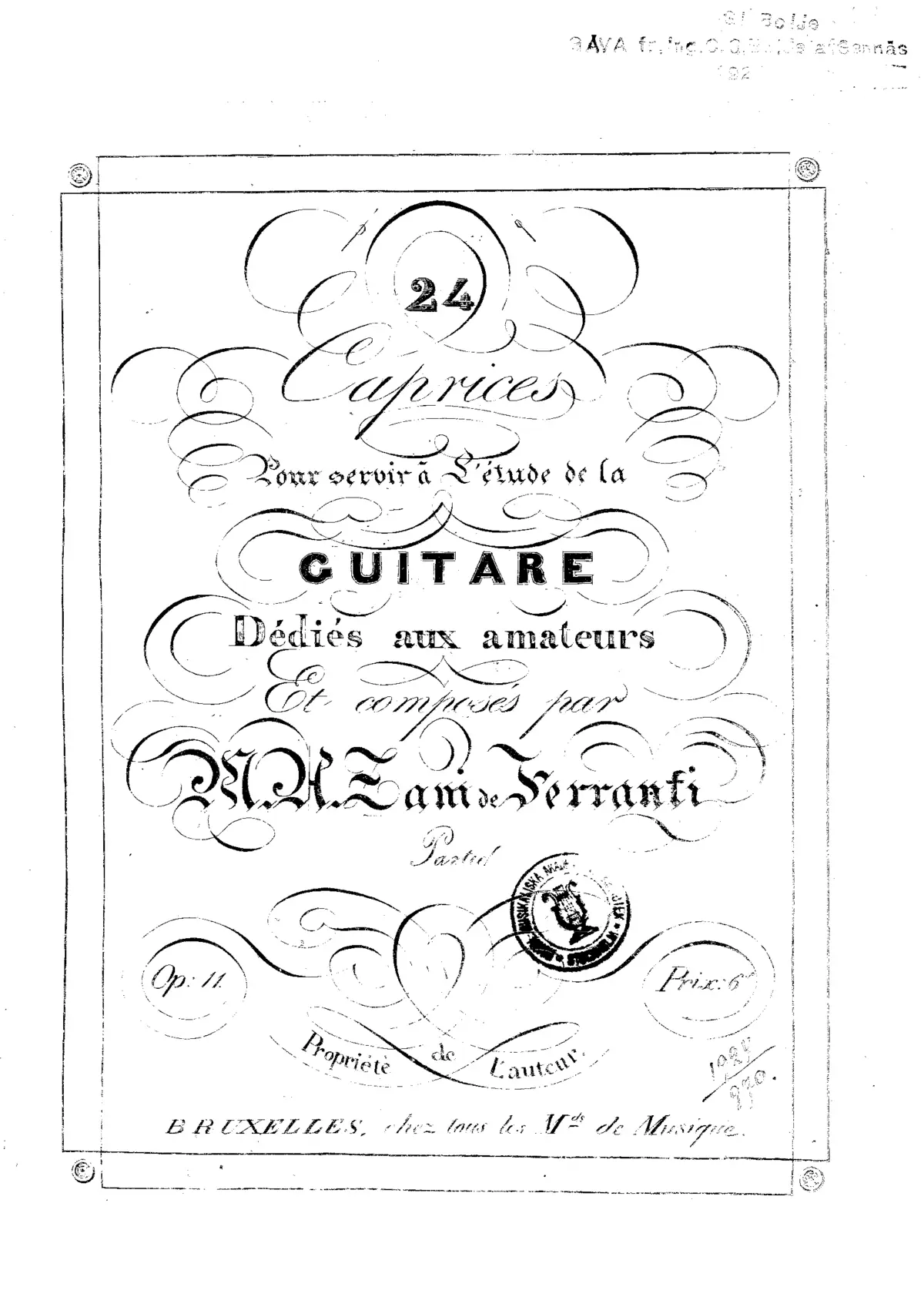 24 Caprices, Op.11 - Page 1