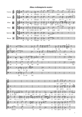 Alma redemptoris mater a 6 (I)