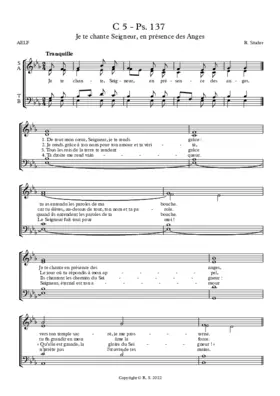 C 5 - Psaume et Acclamation