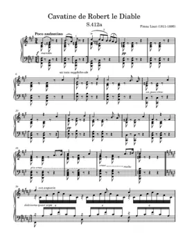 Cavatine de Robert le diable