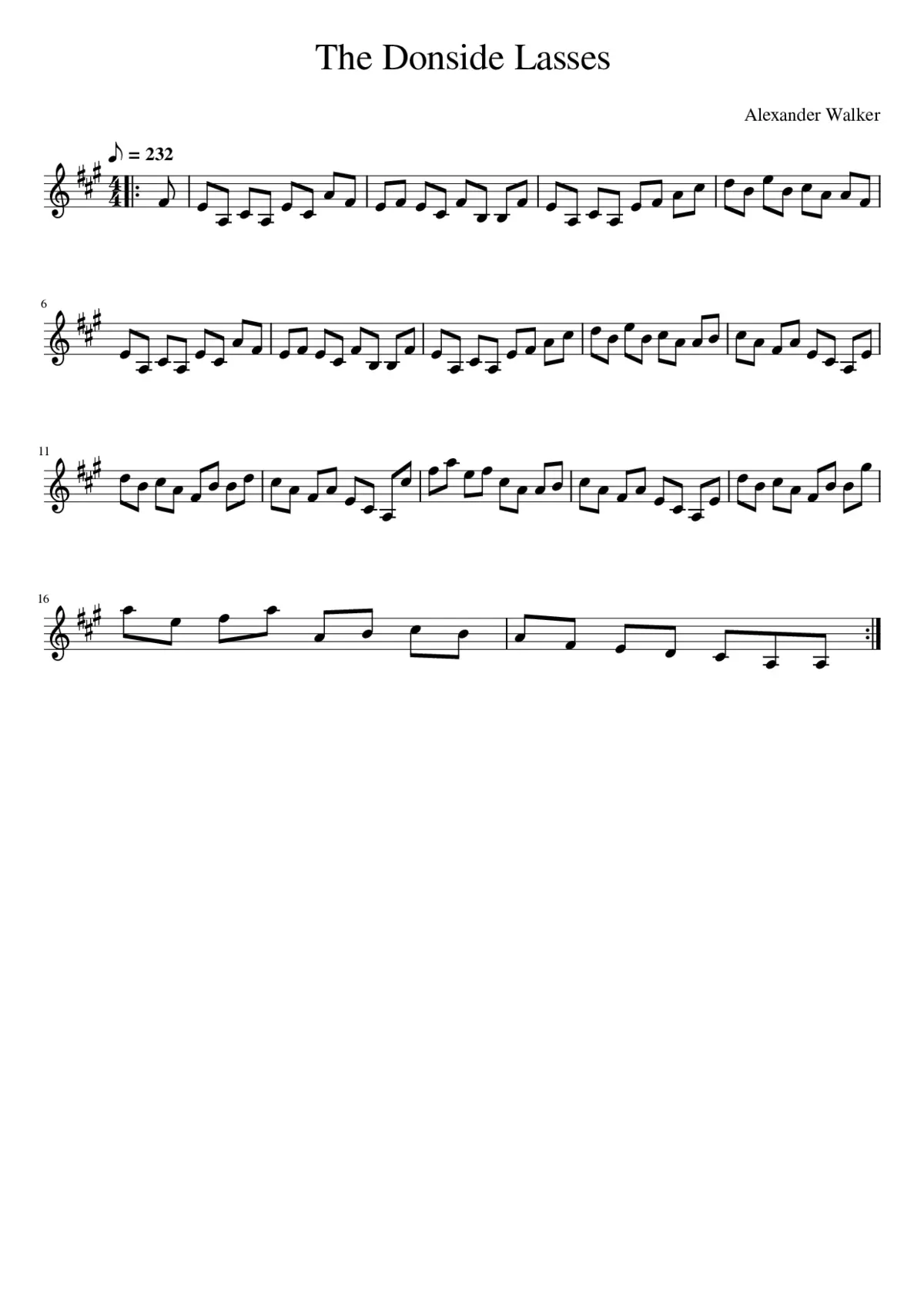 The Donside Lasses - Page 1