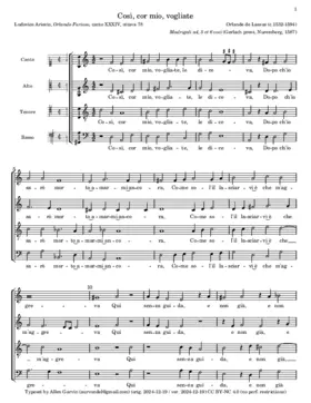 Così, cor mio, vogliate