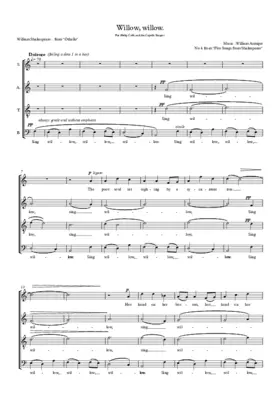 Shakespeare Songs 4: Willow willow
