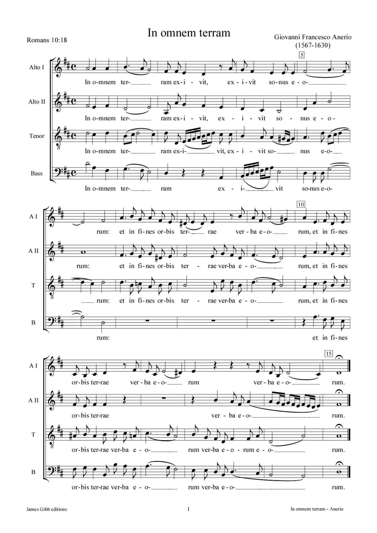 In omnem terram - Page 1