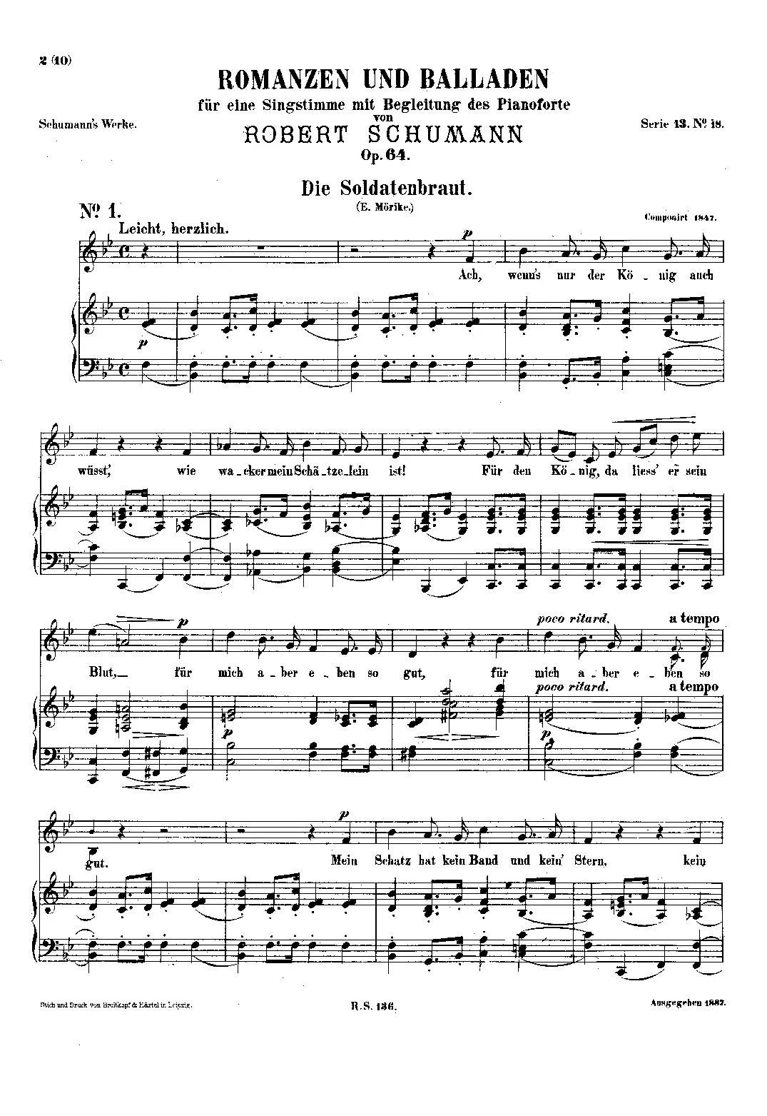 Romanzen und Balladen, Vol.IV - Page 1