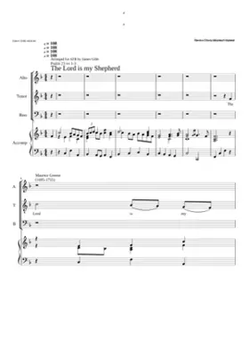 The Lord is my shepherd