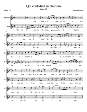 Qui confidunt in Domino