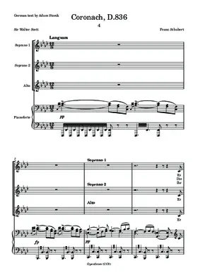 Coronach, D.836