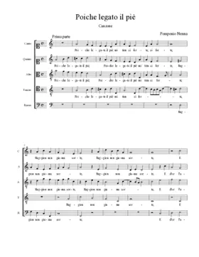 Poiche legato il piè