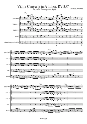 Violin Concerto in A minor