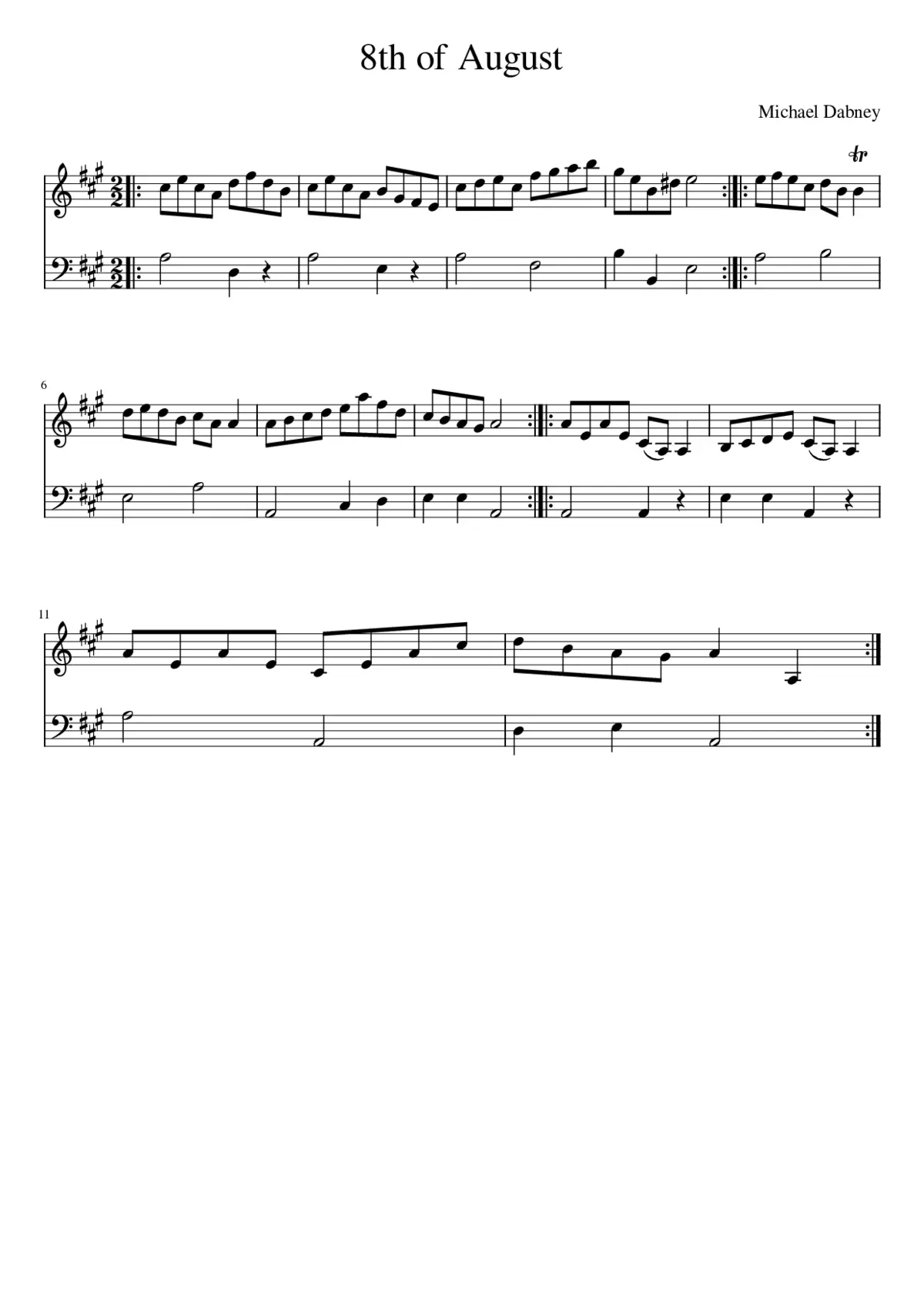 8th of August - Page 1