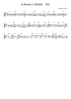 la Donna 'e Mobile