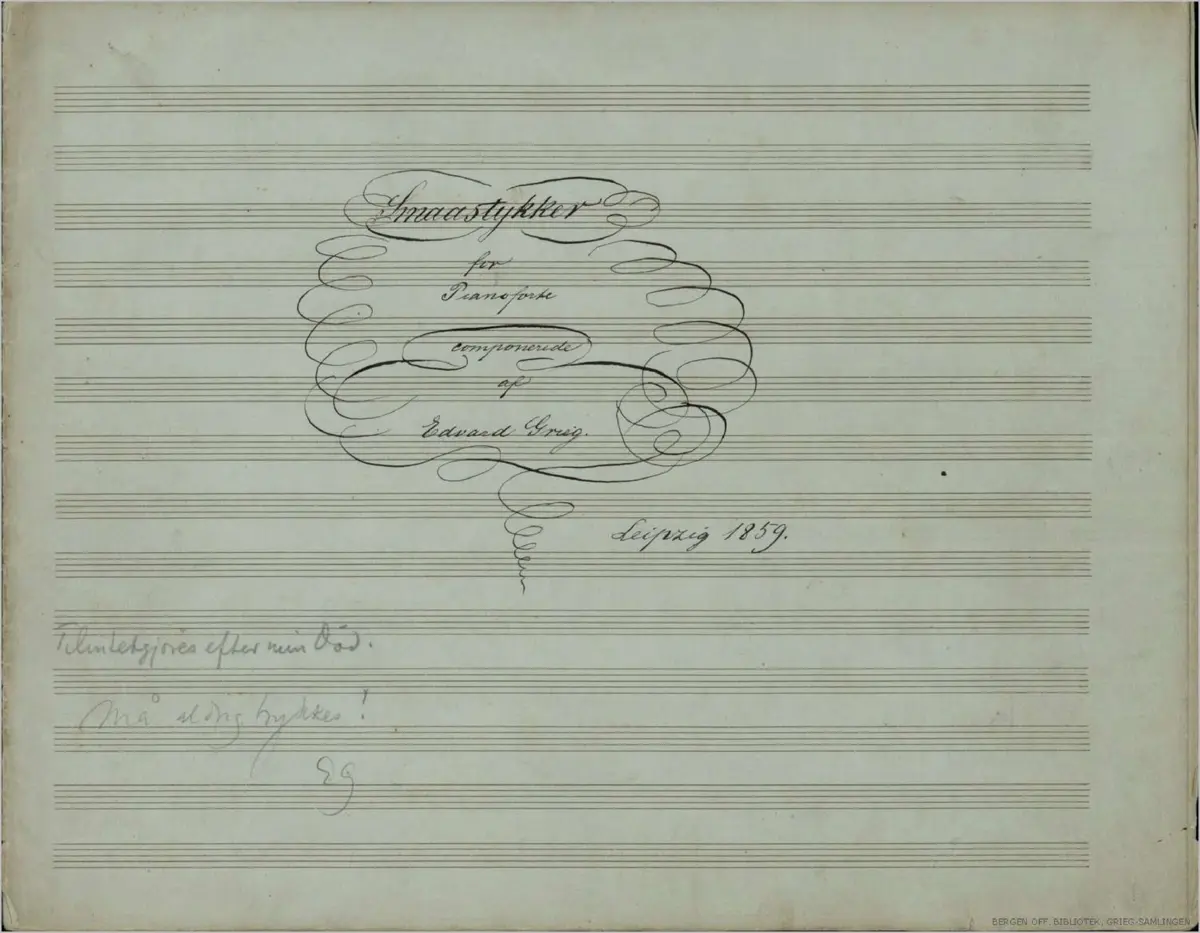 23 Short Pieces for Piano - Page 1