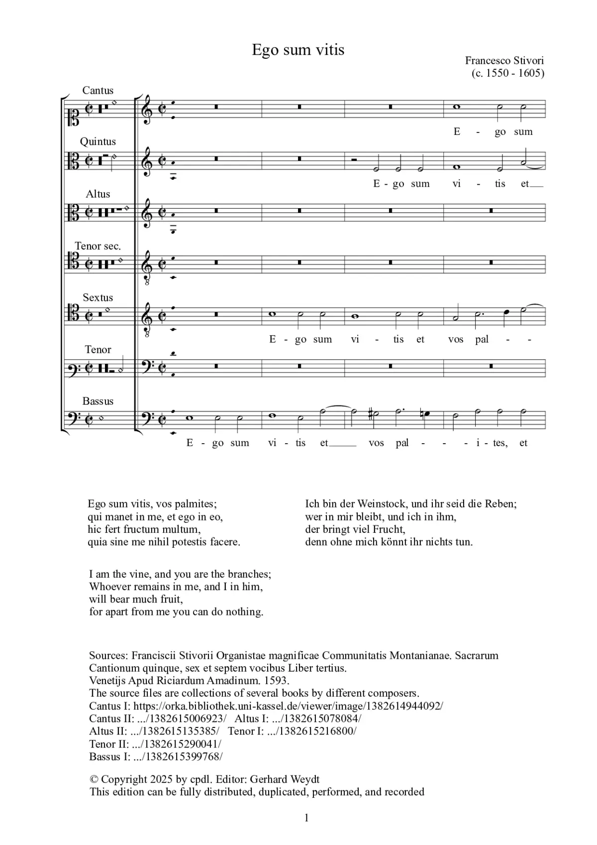 Ego sum vitis - Page 1