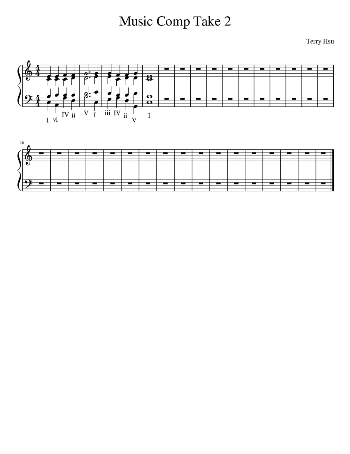 Music Comp Take 2 - Page 1