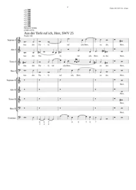 Aus der Tiefe (Psalm 130) SWV 25