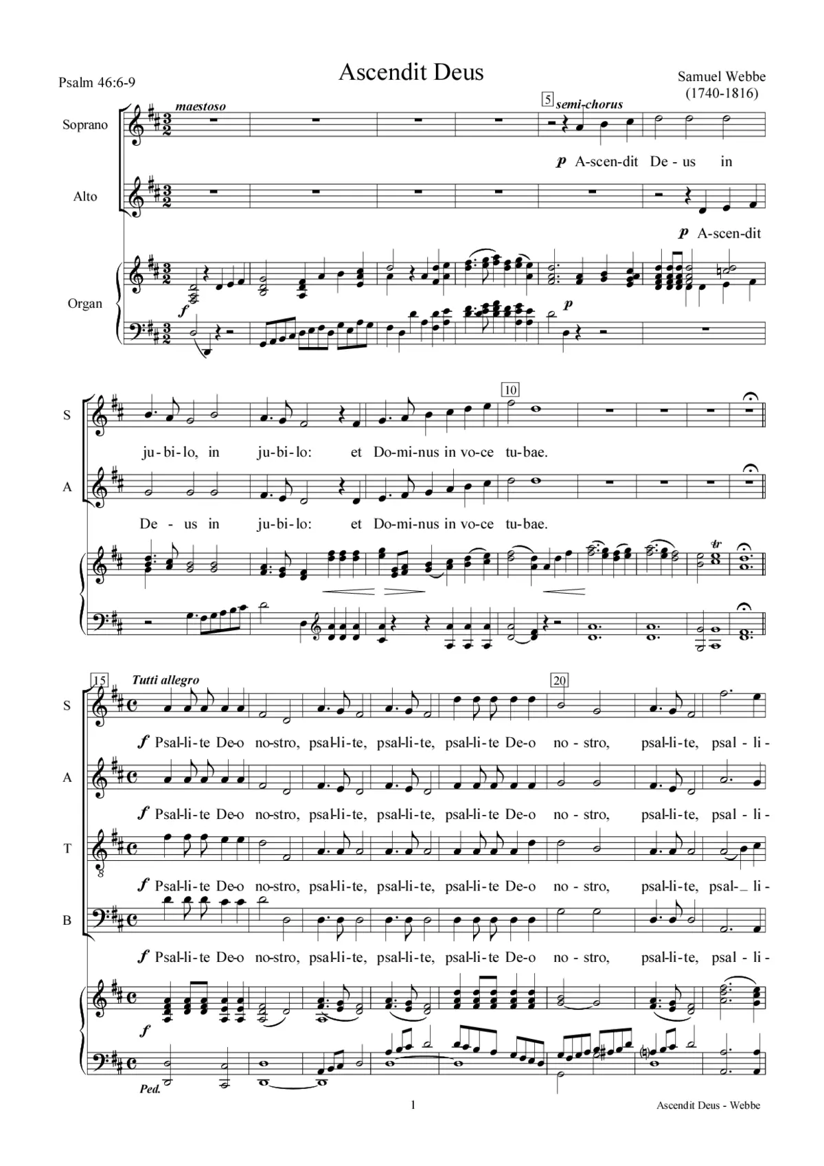 Ascendit Deus in jubilo - Page 1