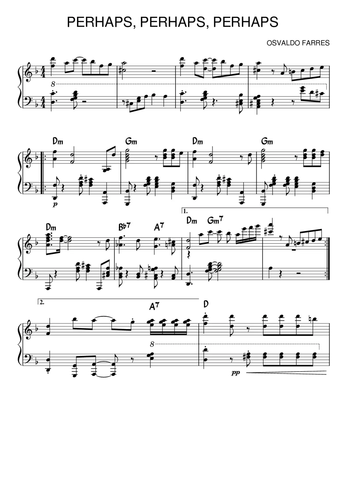 Perhaps Perhaps Perhaps - Page 1