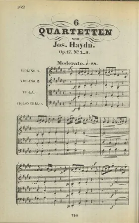 String Quartet in E major