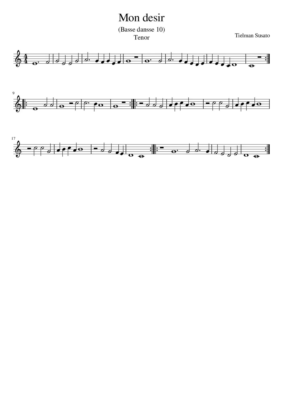 Mon desir - Page 1