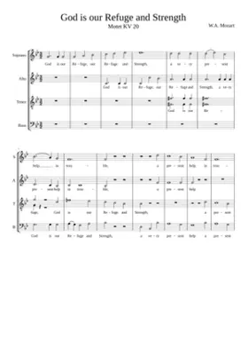 God is Our Refuge K.20