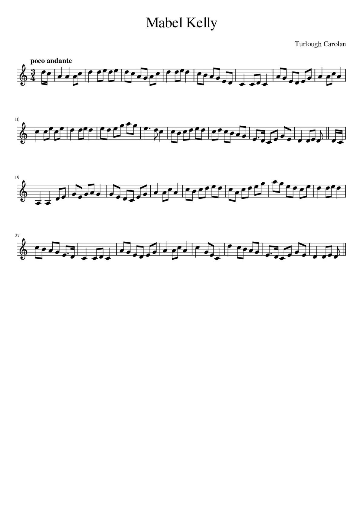 Mabel Kelly - Page 1