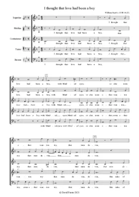 I thought that Love had been a boy