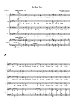 Jubilate Deo in E major
