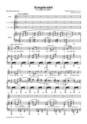 Kongekvadet, Op. 22, No. 1