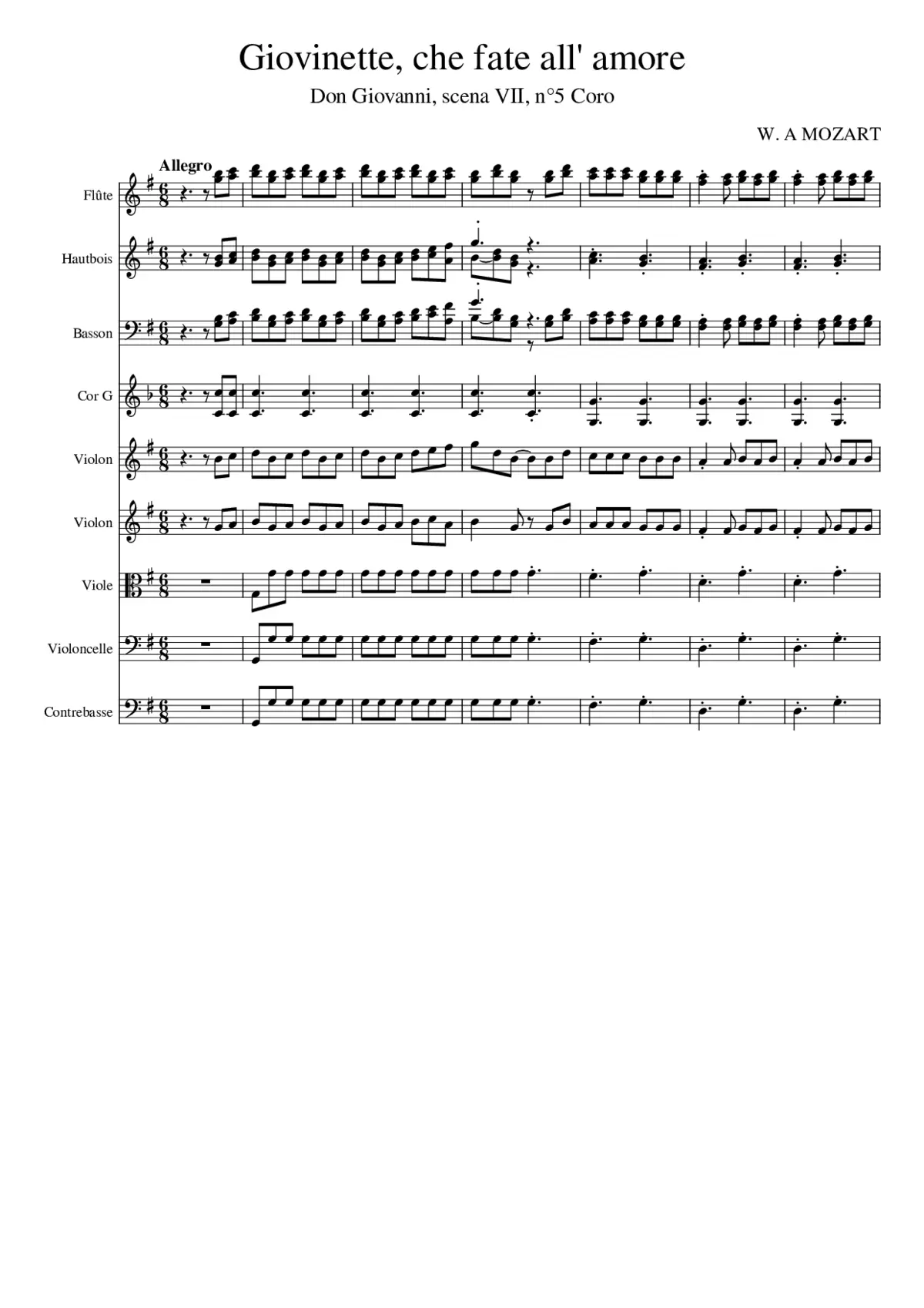 Don Giovanni K.527 - Page 1