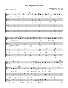 Ave Regina caelorum