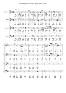 Eternal depth of love divine