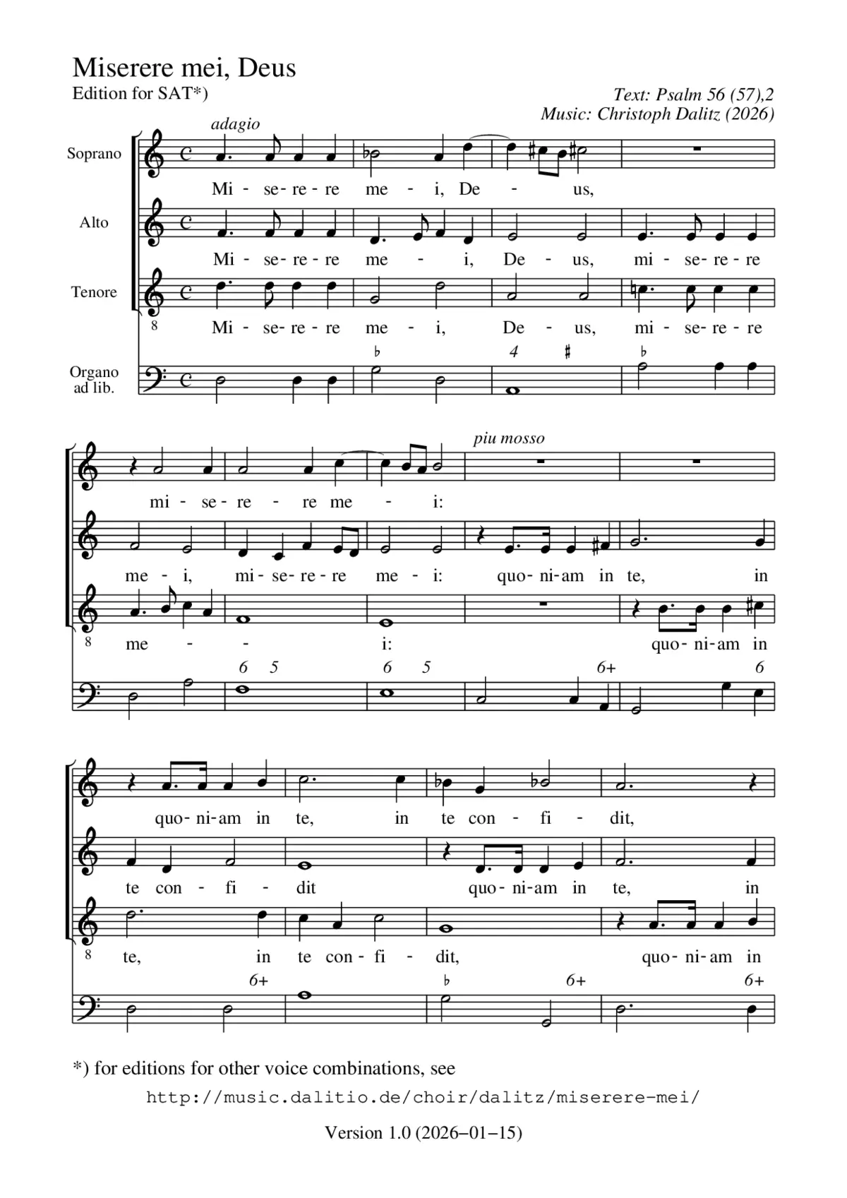 Miserere mei, Deus - Page 1