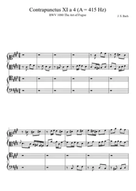 Die Kunst der Fuge BWV 1080