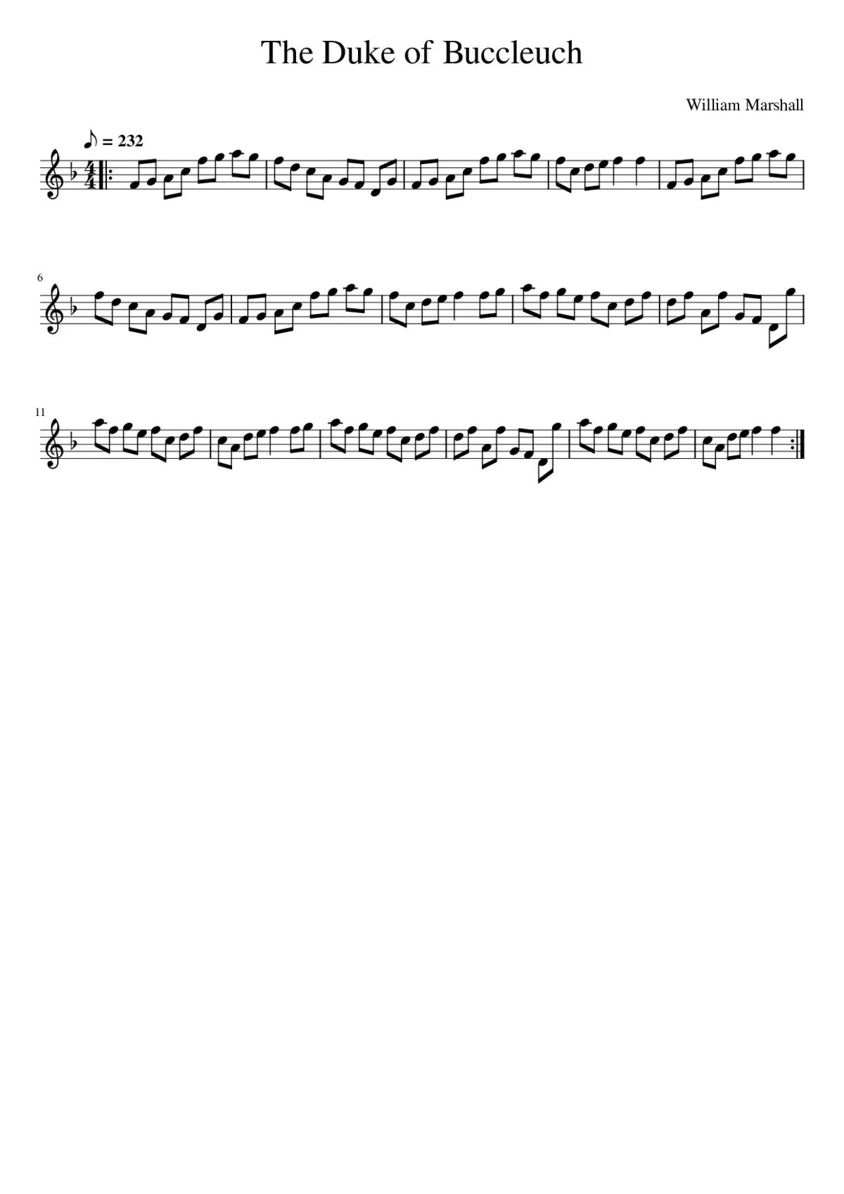 the Duke of Buccleuch - Page 1