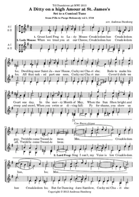 A ditty on a high amour at St. James