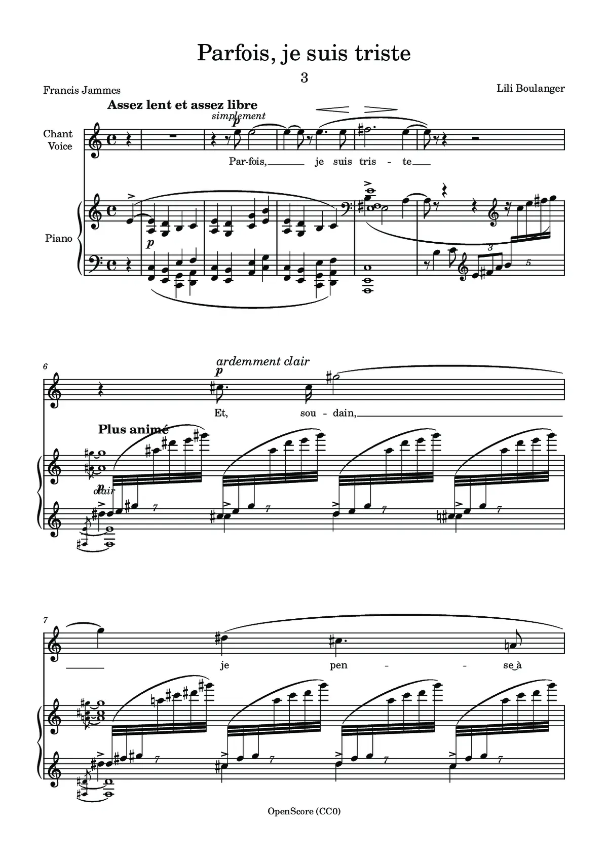Parfois, je suis triste - Page 1